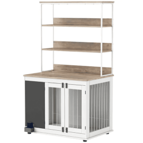 Dog Crate (Color: White)