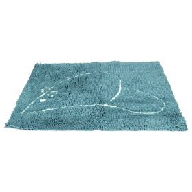 DGS Pet Products Cat Litter Mat Brown 35" x 26" x 2" (Color: Pacific Blue)